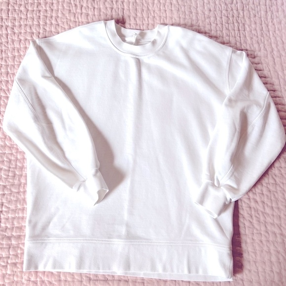 Lululemon White Women’s French Terry Sweatshirt size P6. - Picture 2 of 11